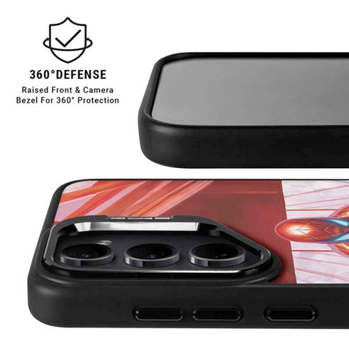 Marvel Spiderman Web Slinger Galaxy S24 FE Kickstand Case